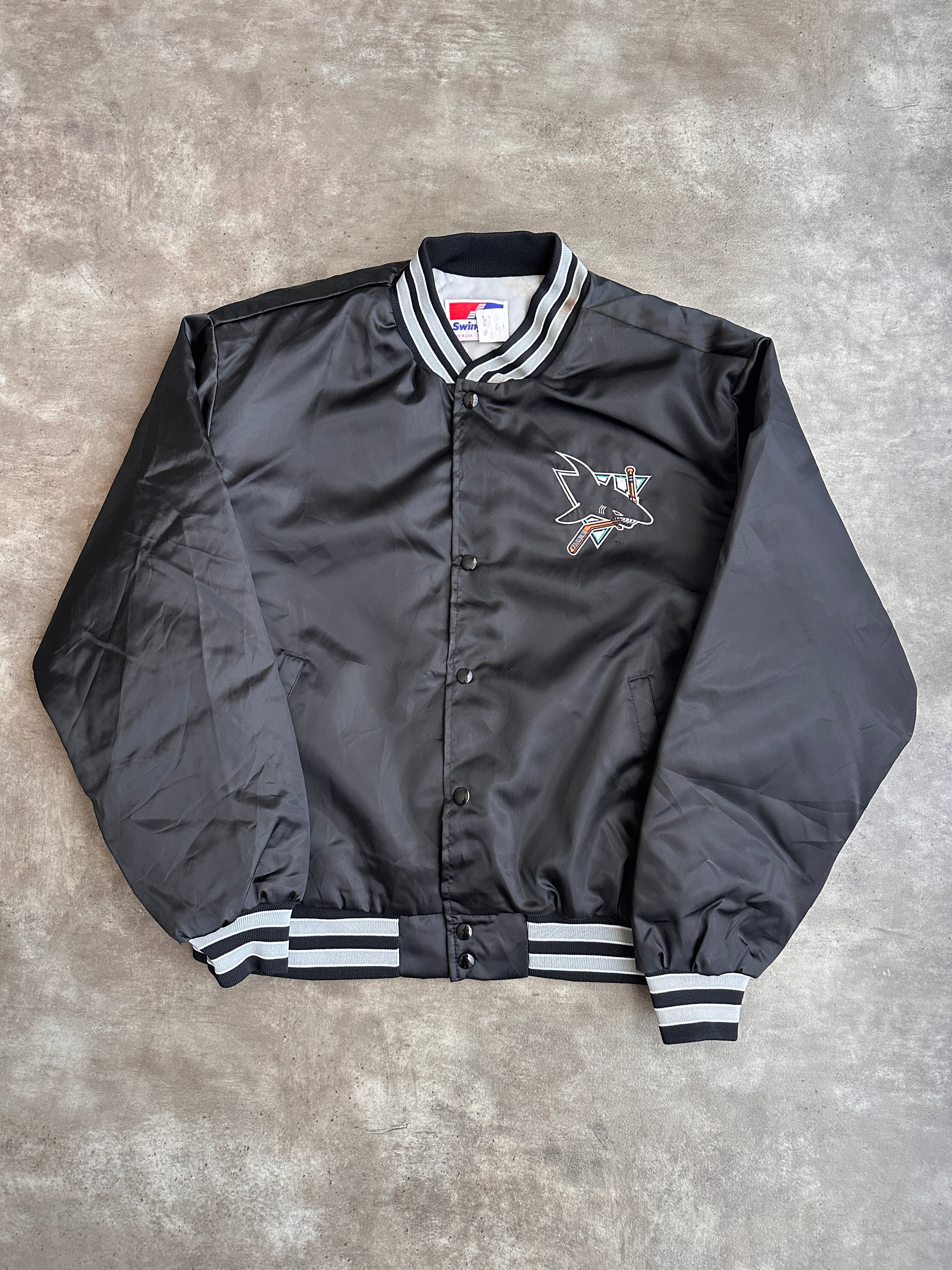 Vintage NHL Sharks Bomber Ceket