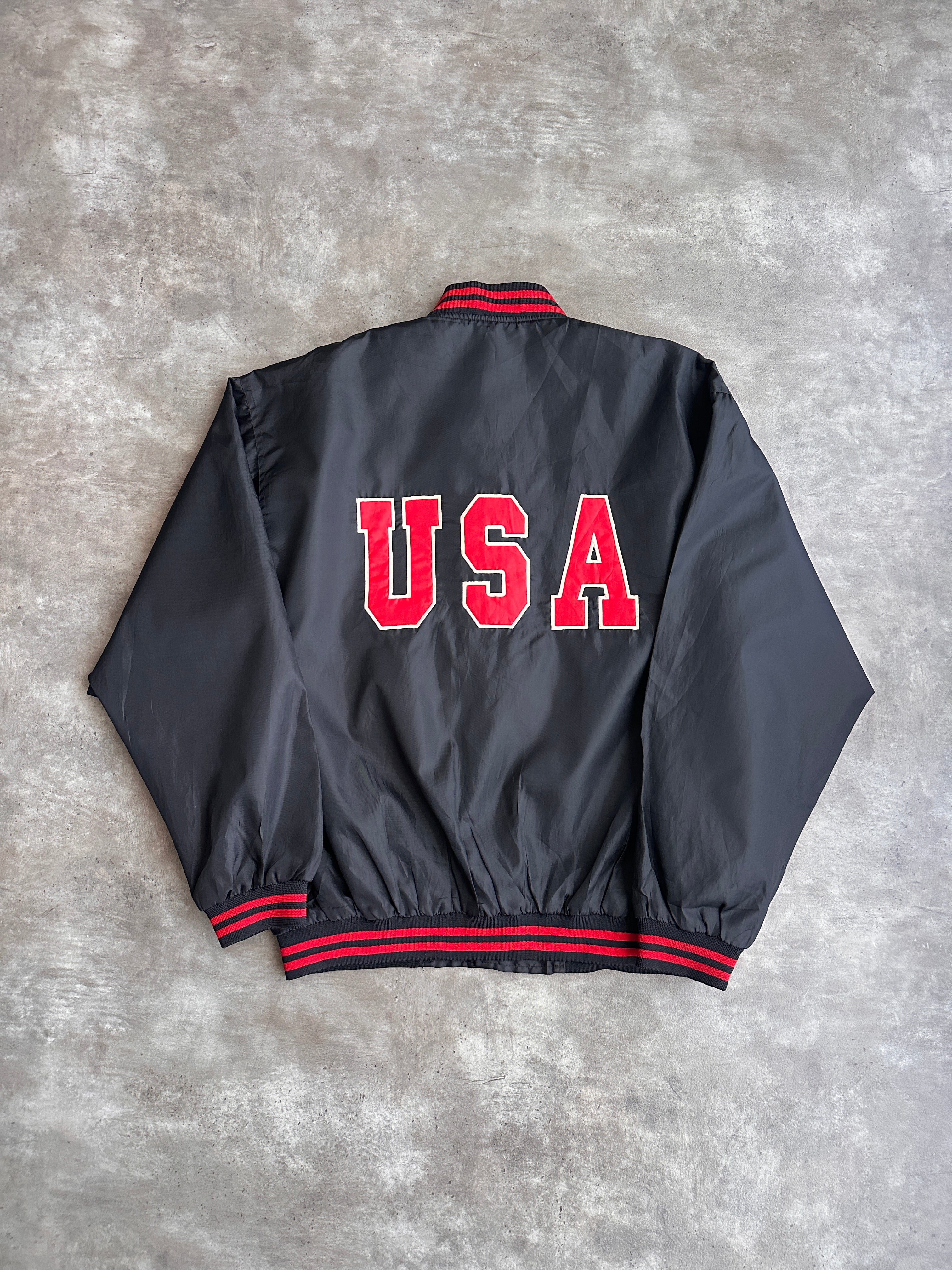 Vintage USA Bomber Ceket (M)