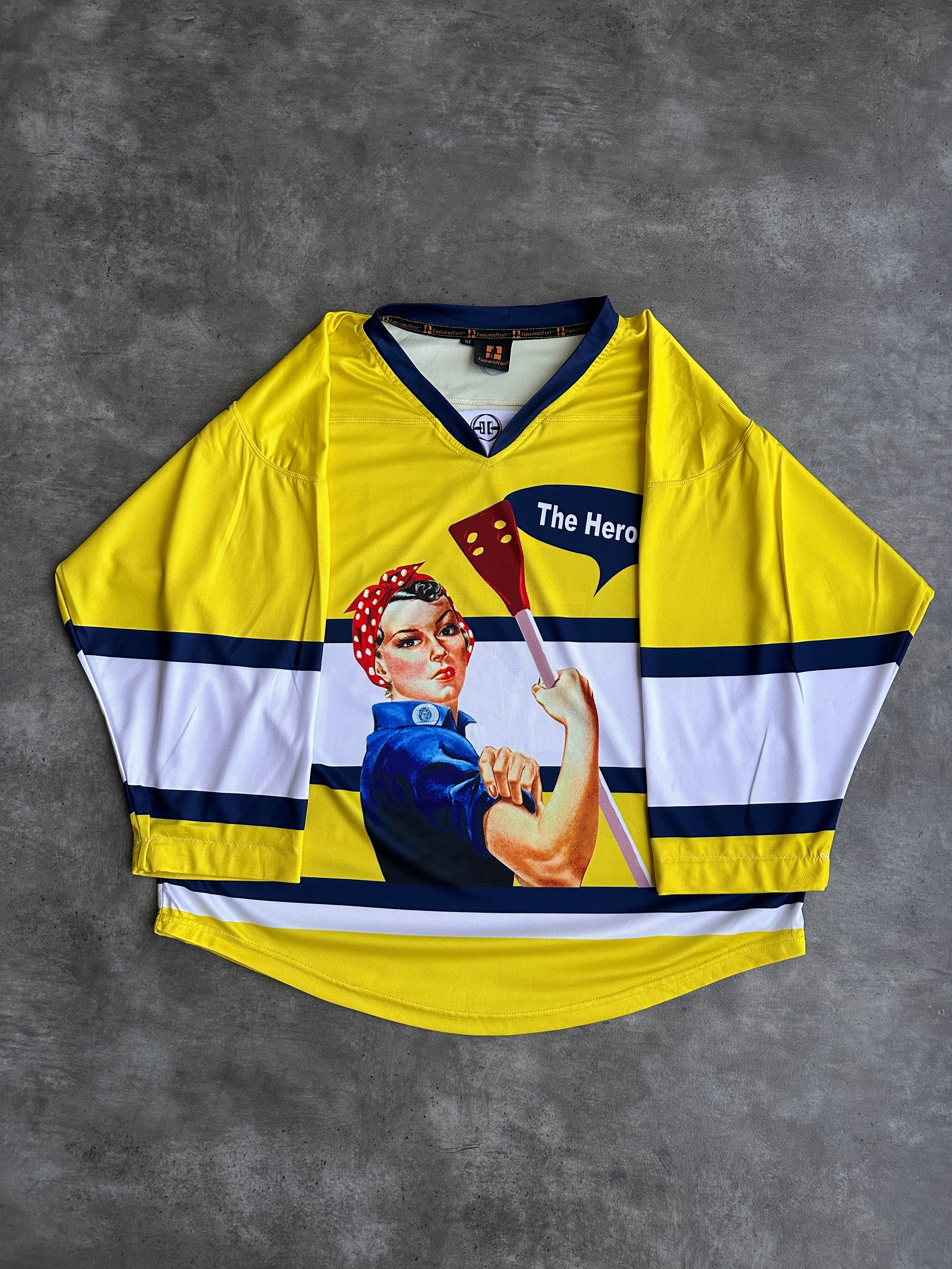 Vintage "The Hero" Baskılı NHL Forma (M)