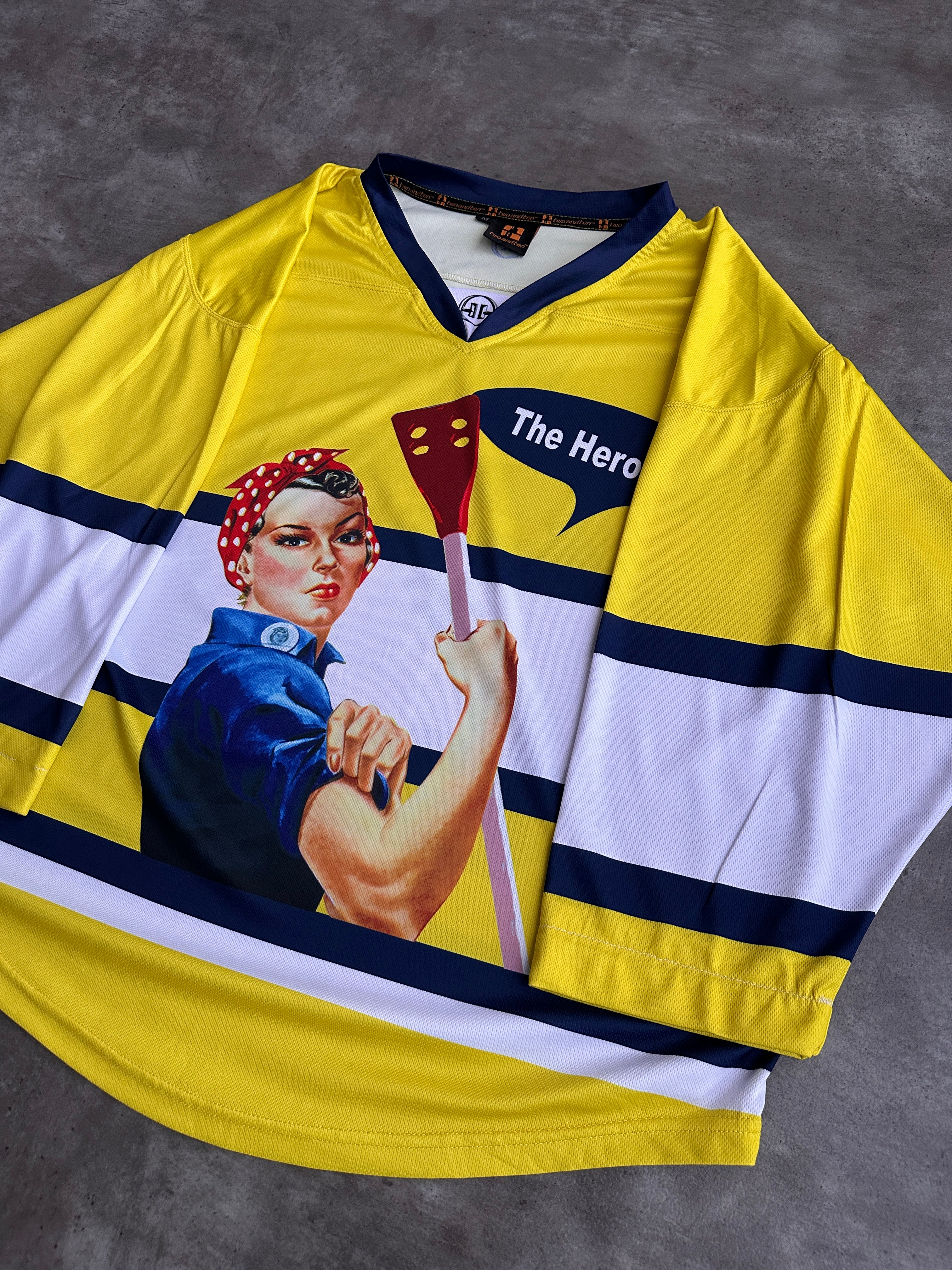 Vintage "The Hero" Baskılı NHL Forma (M)