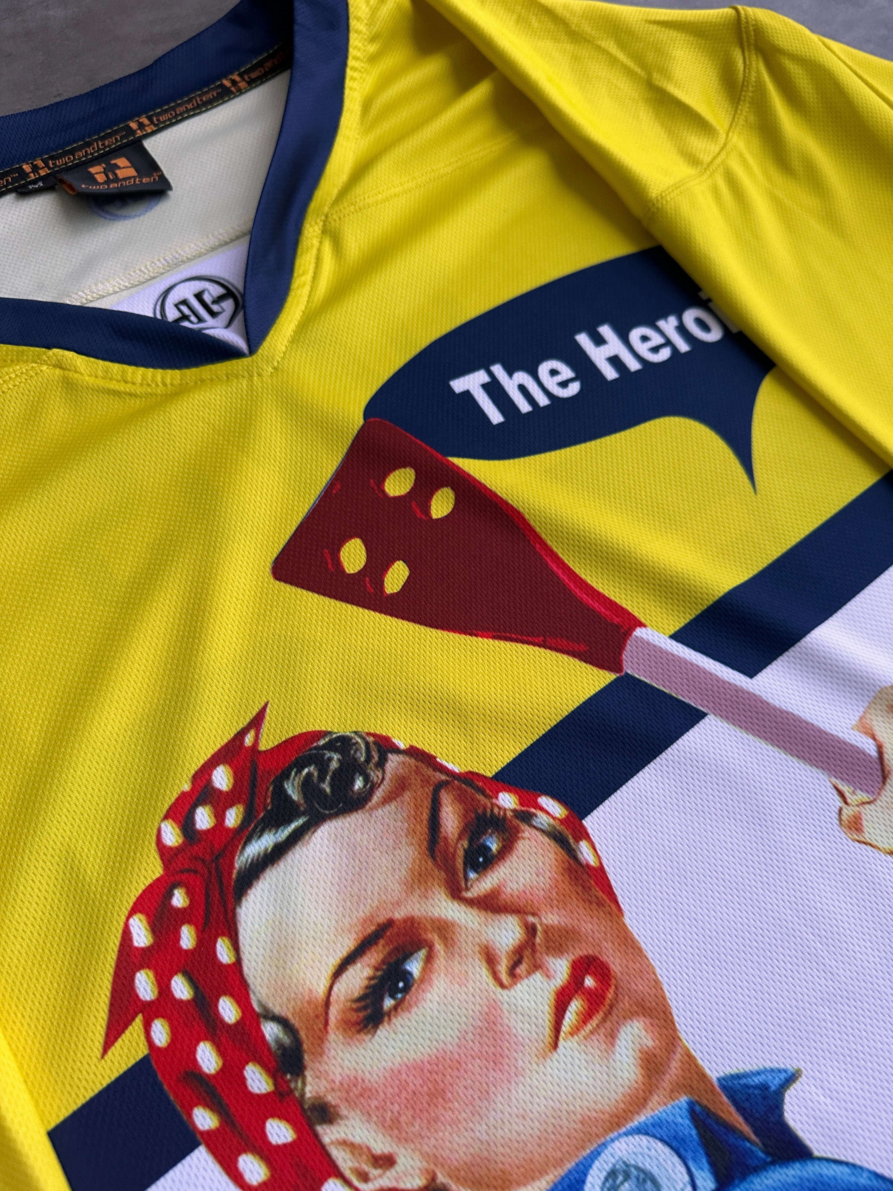 Vintage "The Hero" Baskılı NHL Forma (M)